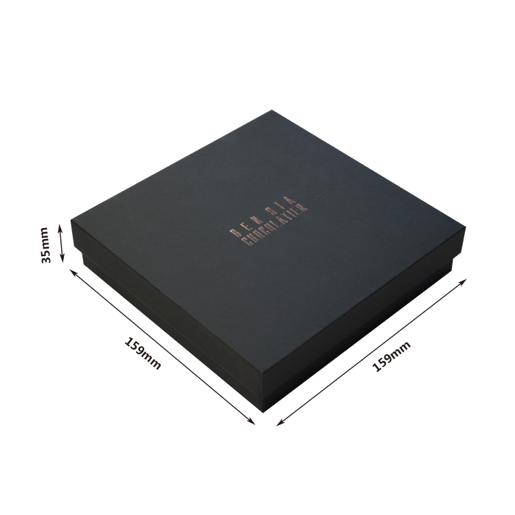 Chocolate Gift Box with Clear Inside Tray and Paperboard Rigid Boxes Luxury Packaging
