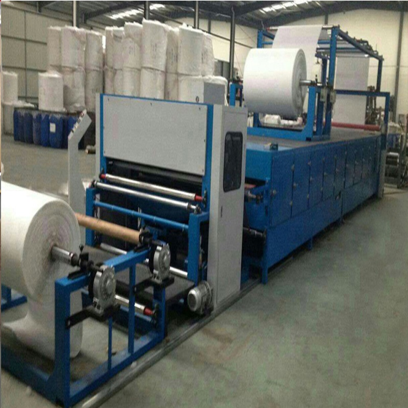 30 Sets/Months Nonwoven Fabric Hot Melt Powder Dot Transfer Coating Machine for Interlining