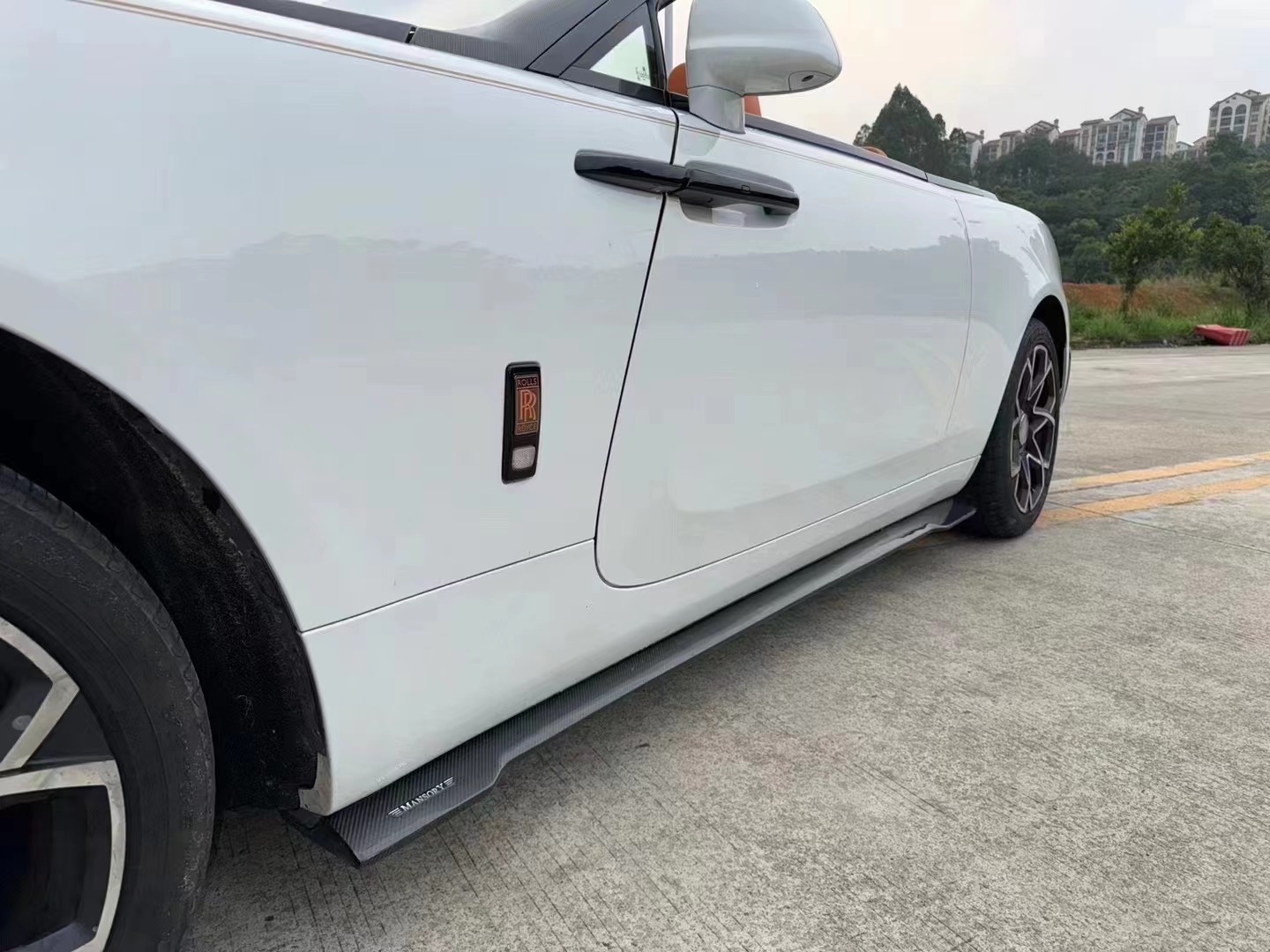 200 X 800 X 120MM Rolls Royce Wraith Body Kit Front And Rear Spoiler Hood