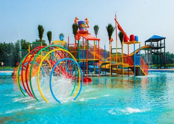 Quality Children Water Pool Playground Equipment For Splash Park Anti - UV for sale