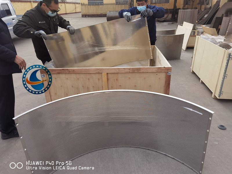 SS304 Sieve Bend Screen Wedge Wire DSM Screen Upto 4m Length