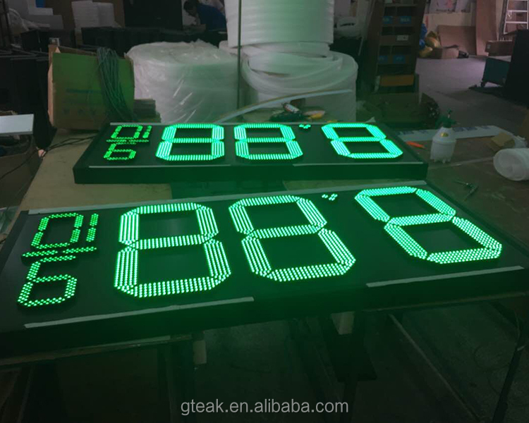 customized large 7 segment led display 5 digits