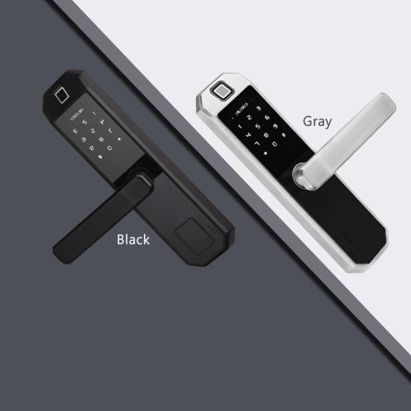 Semiconductor Sensor Fingerprint Code Door Lock , Electronic Keyless Door Locks