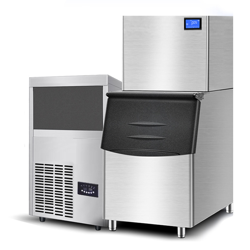 20kg/H Industrial R22 Commercial Clear Ice Cube Maker With Vortex Flowmeter