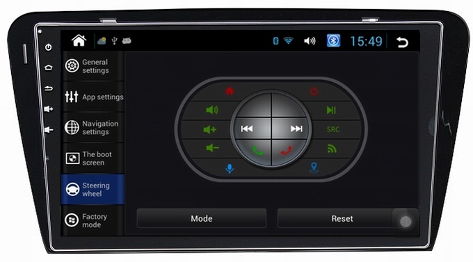 Ouchuangbo android 4.2 Skoda Octavia 2015 DVD radio gps support 4 core canbus swc BT