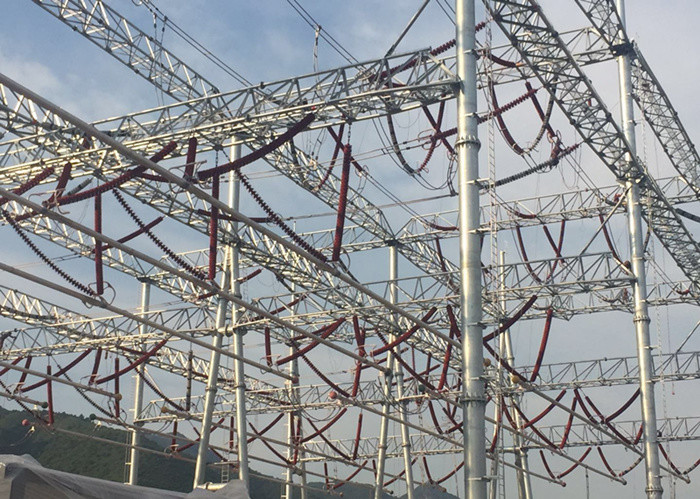230KV Power Transmission Substation Structure High Strength Easy To Install