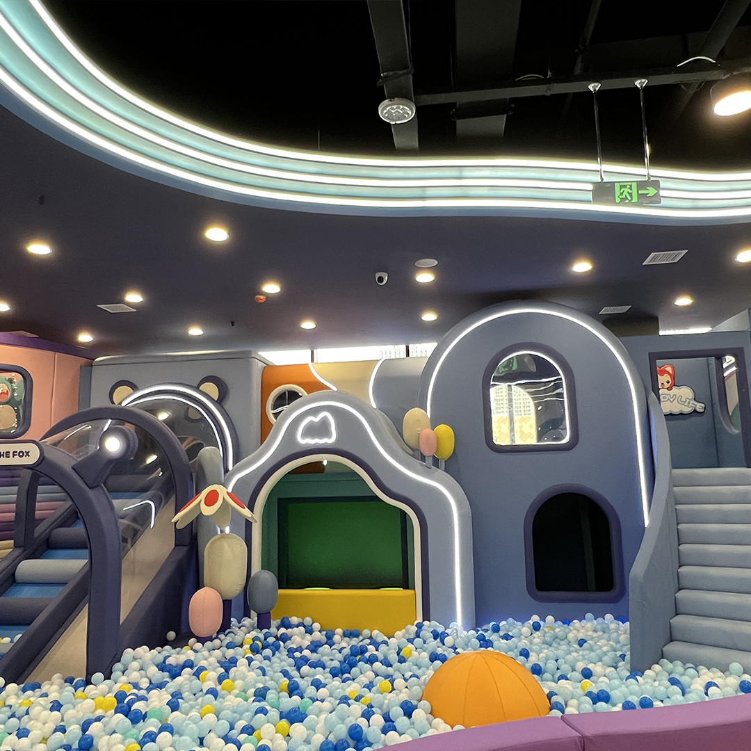 Eco-friendly Ali Theme Style Indoor Playground With Balls And Inside Play Zone Equipment For Safe Pla