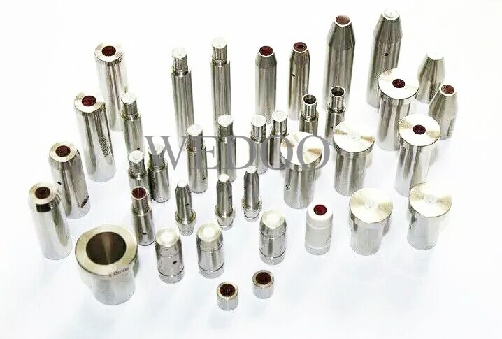 Dia 0.3mm - 3.0mm EDM Ruby Drill Guide CZ140 super drilling Guide Size 12*25mmL