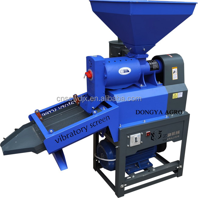 DONGYA AGRO 750KG Per Hour Commercial Vibration Rice Mill Machine