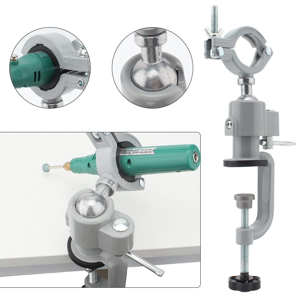 Aluminum Alloy Bench Grinder Stand With Universal Clamp Vises