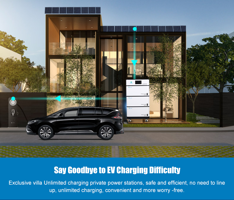 Stackable Solar Energy Storage Off Grid On Grid Home Indoor Use