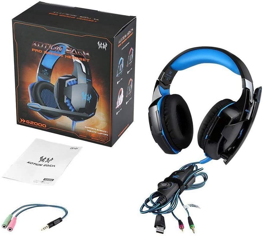 Xbox One 2.2m DC5V 117dB Kotion Each G2000 Gaming Headphones