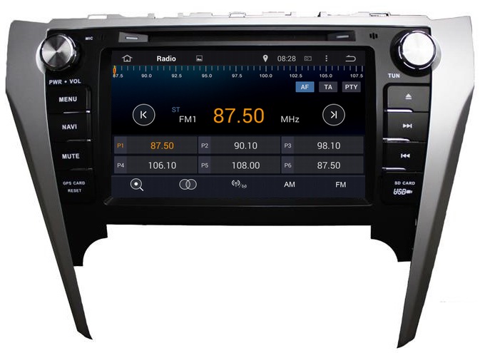Ouchuangbo Car Stereo GPS Navigation iPod USB 3G Wifi Android 4.4 Multimedia System Toyota Camry 2012 OCB-8016D