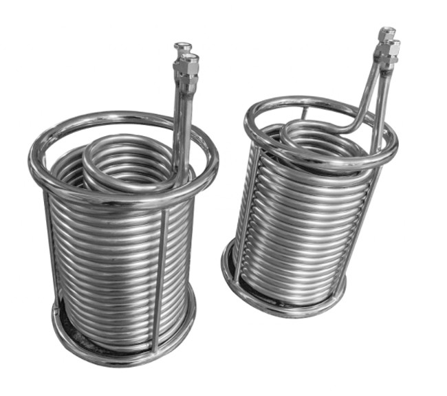 Forged Water Tank Coaxial Heat Exchanger For Heat Transfer Cooling