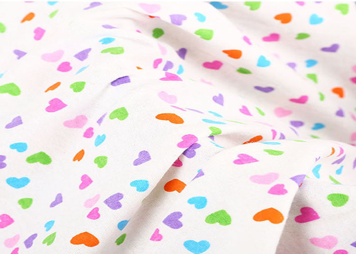 100% Cotton Soft And Healthy Printed Flannel Fabric Kids Dress Cloth Fabric