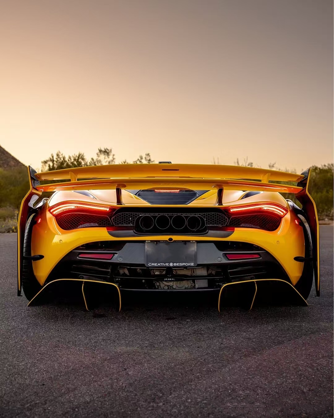 720s Mclaren Body Kit Carbon Fiber Widebody ZE Style Front And Rear Bumper