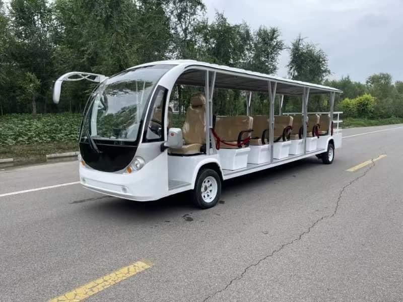 1000kg Customizable Colors Electric Sightseeing Car FNE-C24 Max Load 24 Passengers
