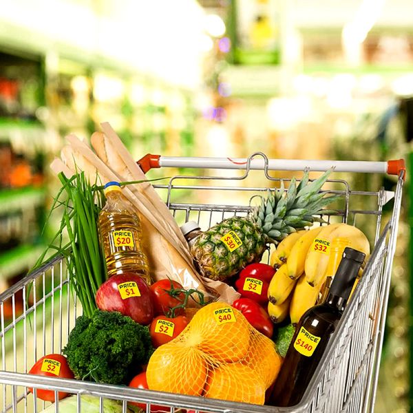 Custom Logo Retail Store Paper Label Sticker Waterproof