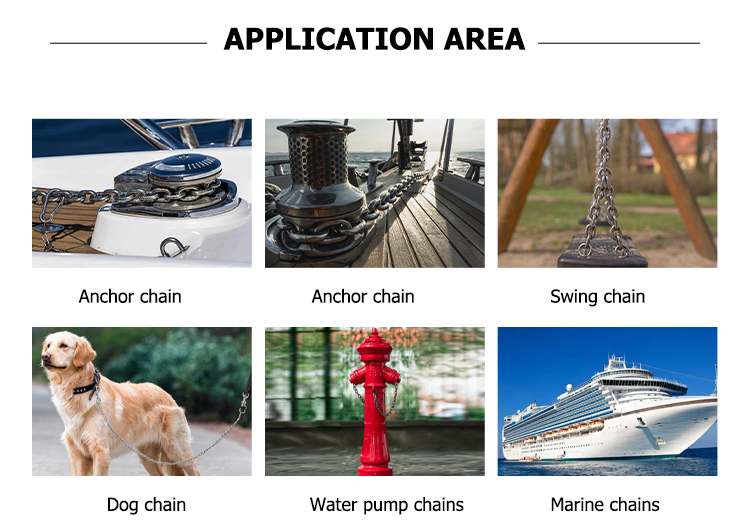 11mm Marine Link Chain Galvanized Anchor Chain DIN766
