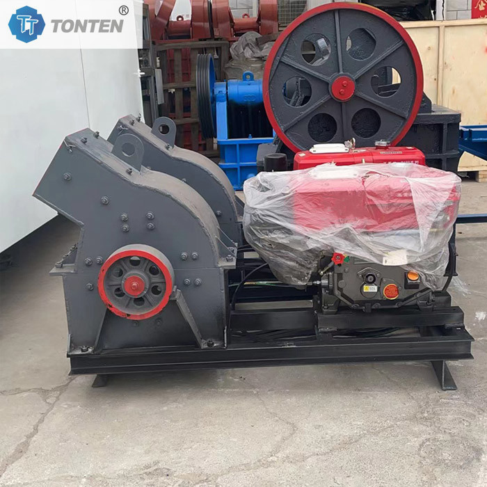 Diesel Hammer Crusher Mobile Small Hammer Crusher With Conveyor Belt