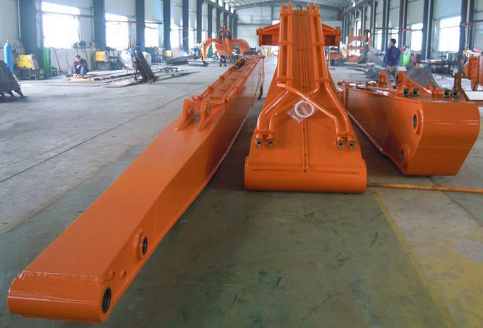 Customized Long Reach Excavator Boom Arm For DOOSAN DX225 DX470