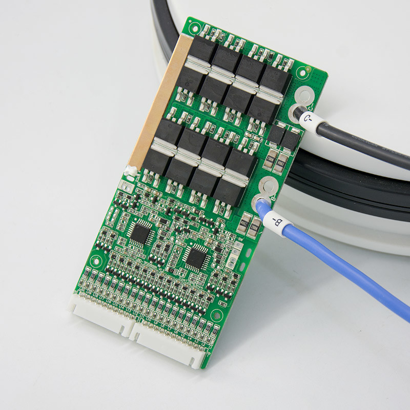 30A Li Ion BMS 17S 60V PCB with Temperature Control NTC CE FCC certificate