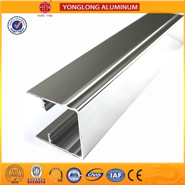 1.1 Thinckness Polished Aluminium Alloy Profile Surface Brightness