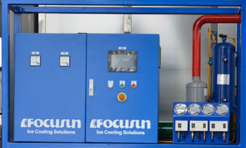 380W Power And SUS304 Material Focusun 2 Ton Ice Cube Maker For Stable Performance