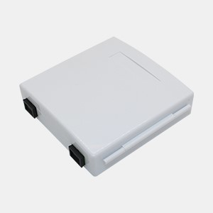 300 1 1 Core Fiber Wall Outlet Box / Fiber Termination Box For FTTH Networks