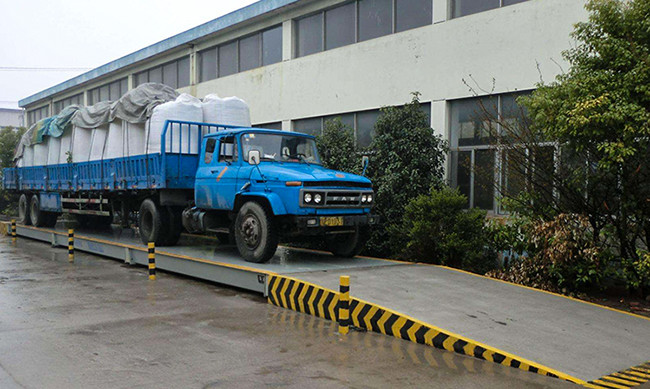 120T 24M Truck Weighing Systems With Load Cells