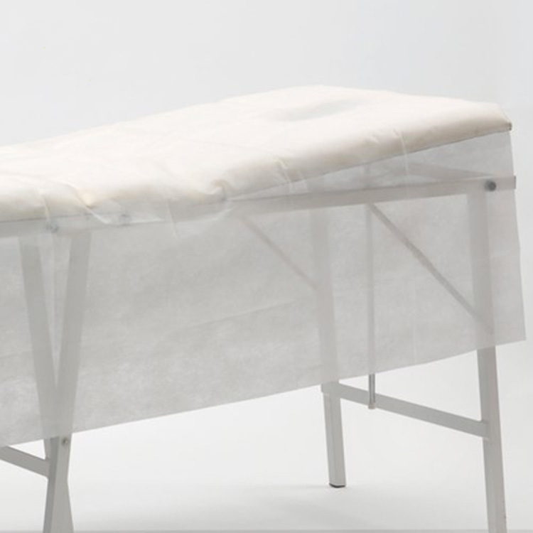 Sterile Waterproof Disposable Bed Sheets For Travel Spa Bed Sheets Wholesale PP PE SMS