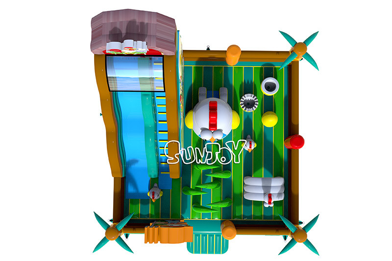 0.45mm PVC Chicken Farm Playground Inflatable Bouncer