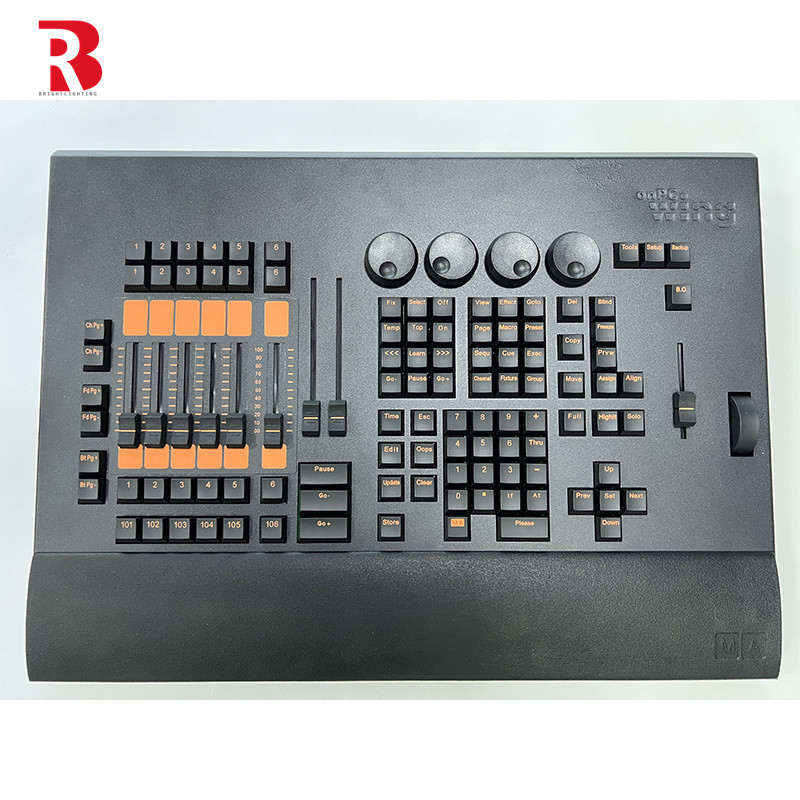 MA 2-Screen Lighting Controller Quartz Dmx Multiple Channels Scene Setups
