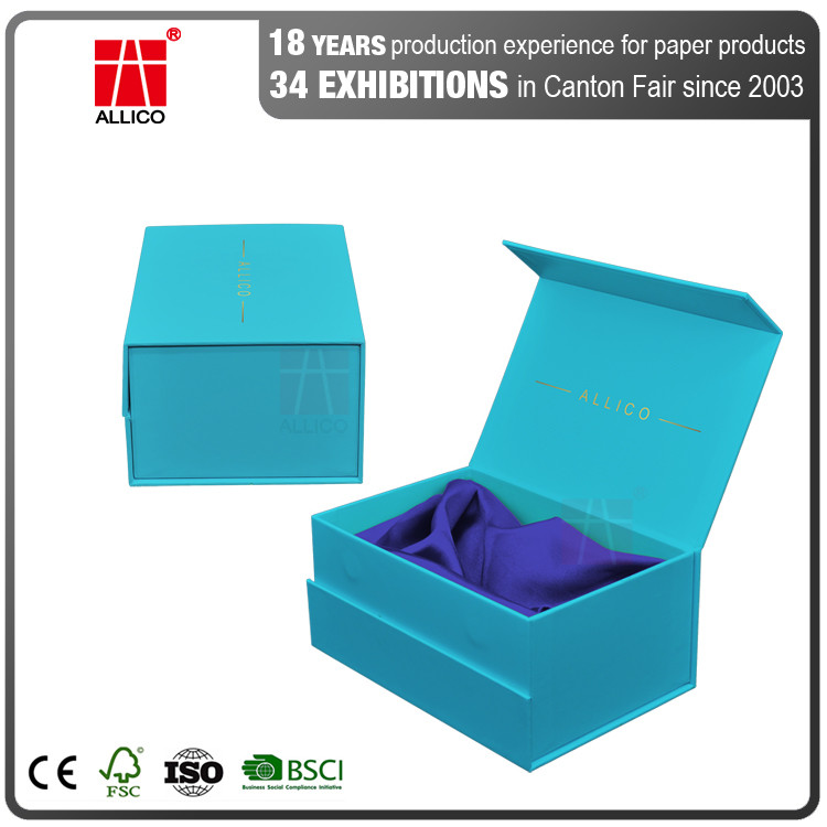 Matte Black Flap Lid Magnetic Packaging Box 9.05 x 6.69 x 2.75 inch
