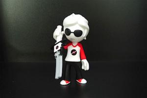 Buy cheap White Hair Dave Anime Action Figures , Plastic Action Figures Customized Color product