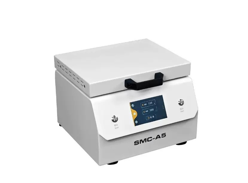 Colored A5 Desktop Mini 3D Sublimation Machine SMC A5 For Sublimation Coated Phone Cases Printing