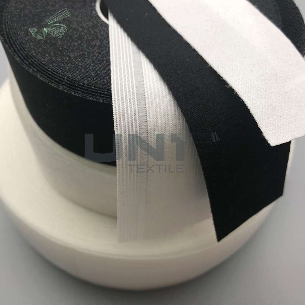 Eco Friendly Fusible Interlining PA Coating Elastic Waistband Interlining