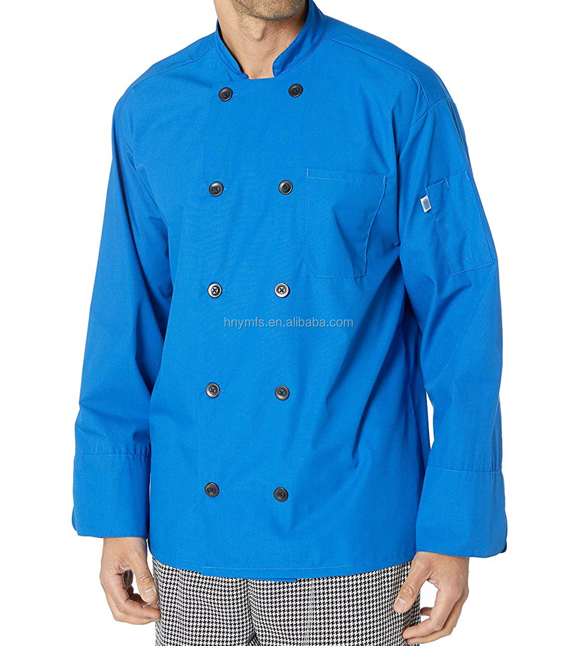 Factory Supply OEM Water-proof Anti-oil Unisex Restaurant Uniforms Chef Jacket