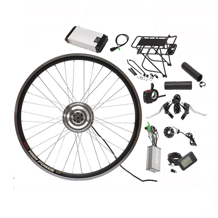 48V 2000W Brushless Gearless Hub Motor/Electric Fat Bike DIY Conversion Kits fat ebike rim 26''