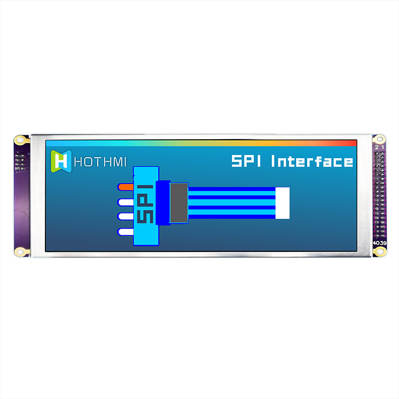 7.84 Inch Bar Style IPS TFT LCD Display 1280x400 MCU For Car Monitor