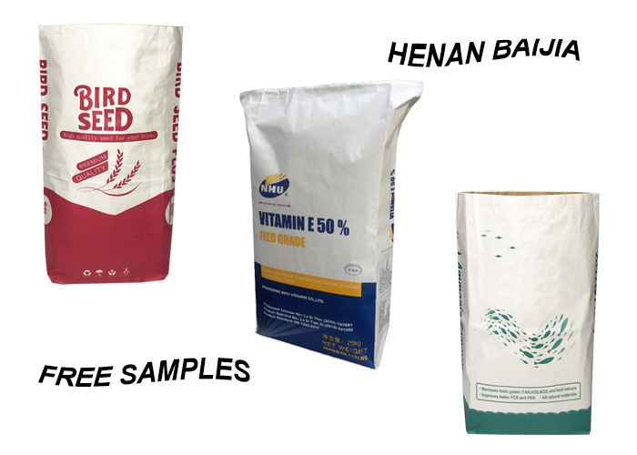 Industrial Packaging Multiwall Paper Bags 20kg 25kg