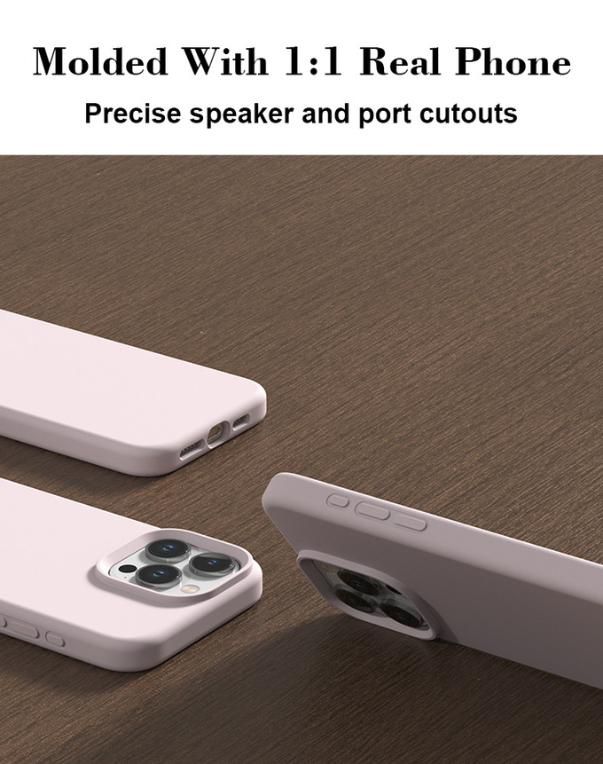 Custom Soft Shockproof Rubber Silicon Mobile Phone Case For IPhone 14 15 Pro Max