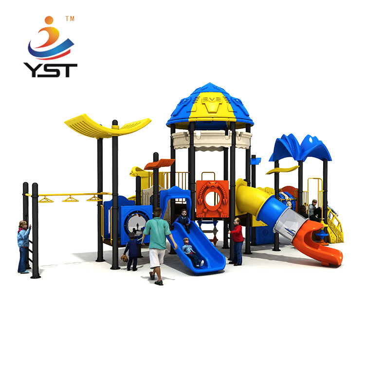 Preschool Amusement Kids Playground Slide Color Powder Coated