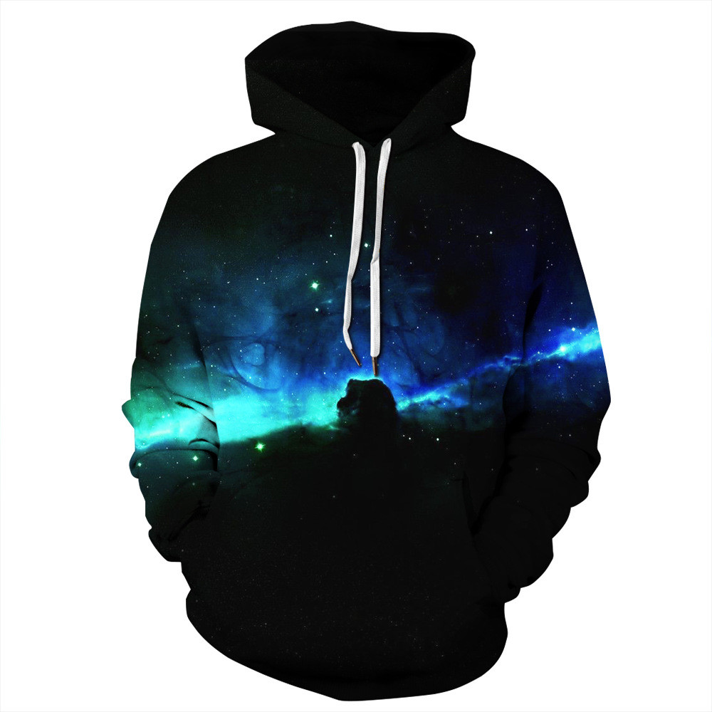 Personalized Logo Full Sublimation Hoodies Cotton Polyester Hoodie Couple Clothes