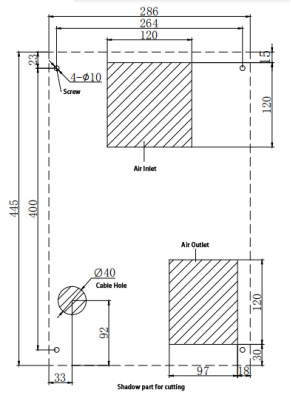 AC 220V 50Hz CNC Machine Air Conditioner , Cabinet Type Air Conditioner