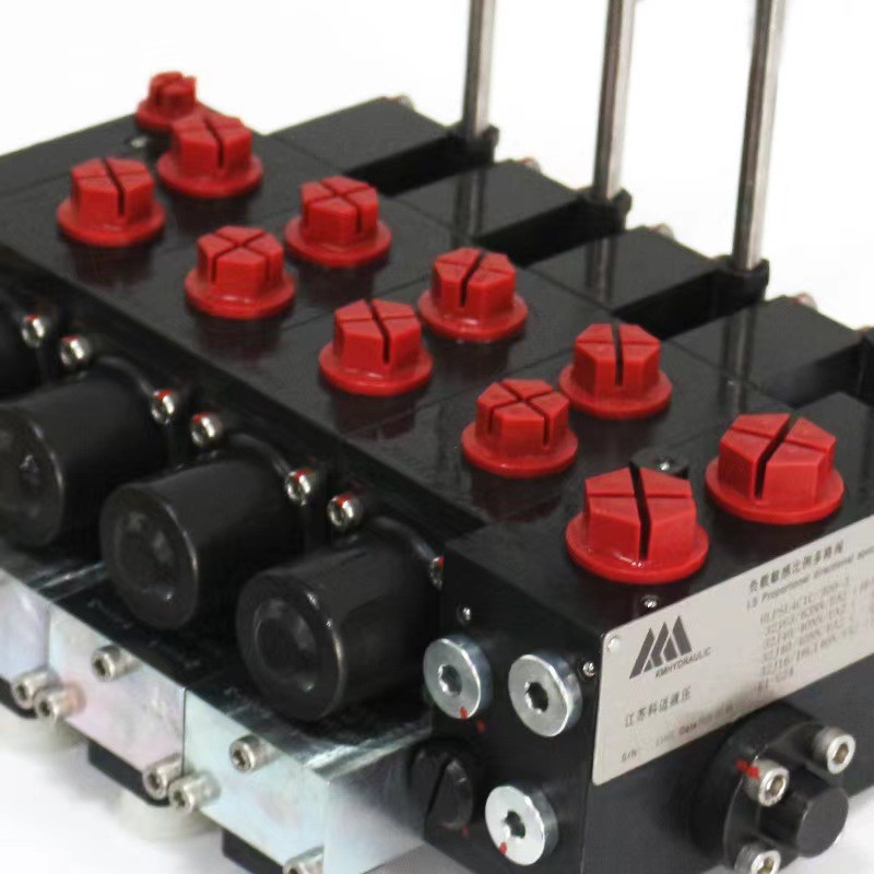 Load Sensitive Proportional Multiway Valve Set PSL PSV Series Hydraulic Directional Valve