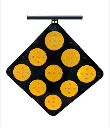 Solar LED Nine-Flash Traffic Warning Signal 5v/200mA