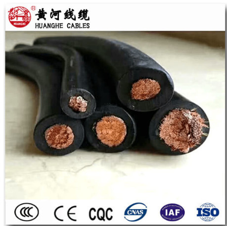 Black Orange Red Flexible Welding Cable Rubber Insulated IEC Standard