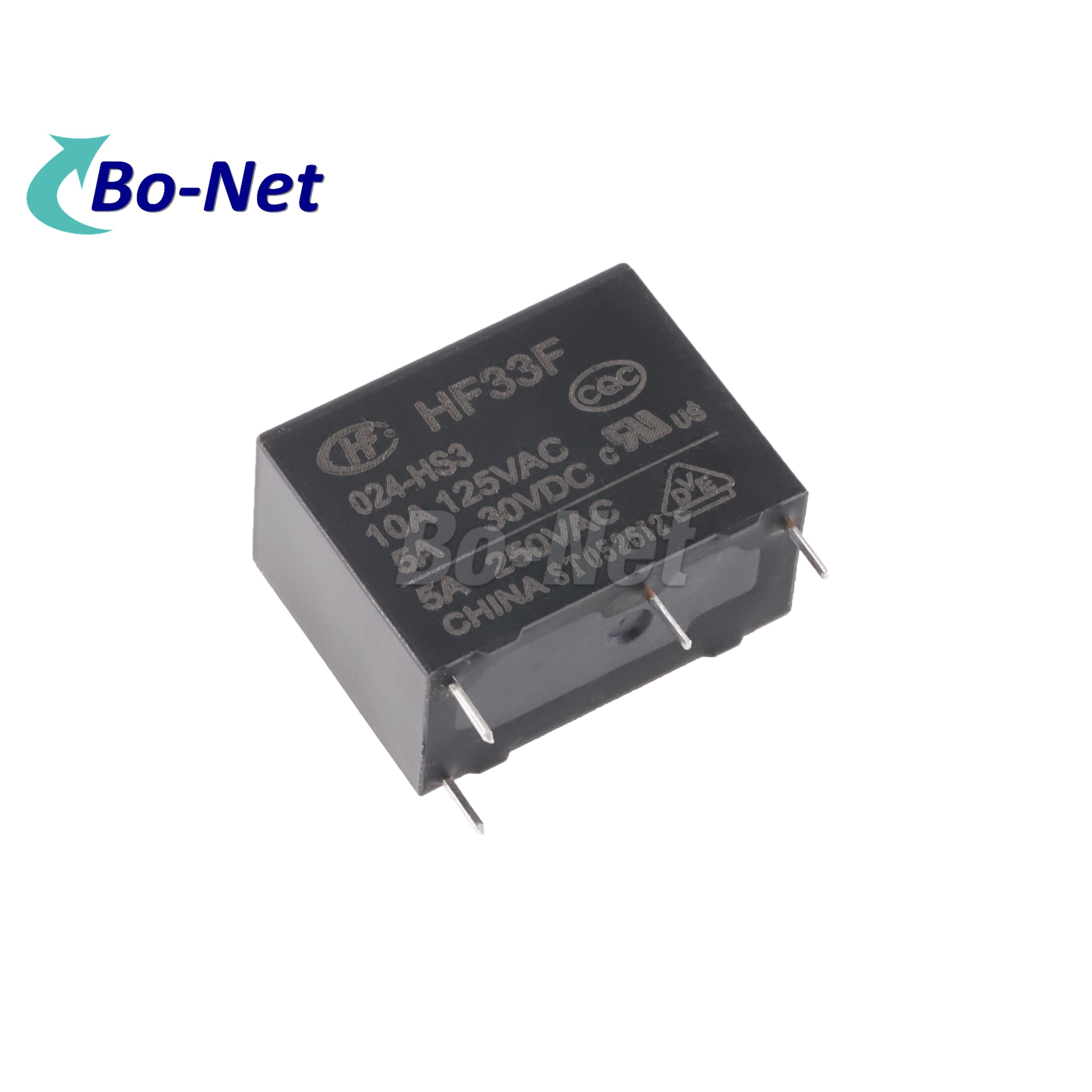 HF33F-012-HS3 Electronic components New Original 12V Relay HF33F-012-HS3 5A 4 PIN Power Relay A Group Of Normally Open