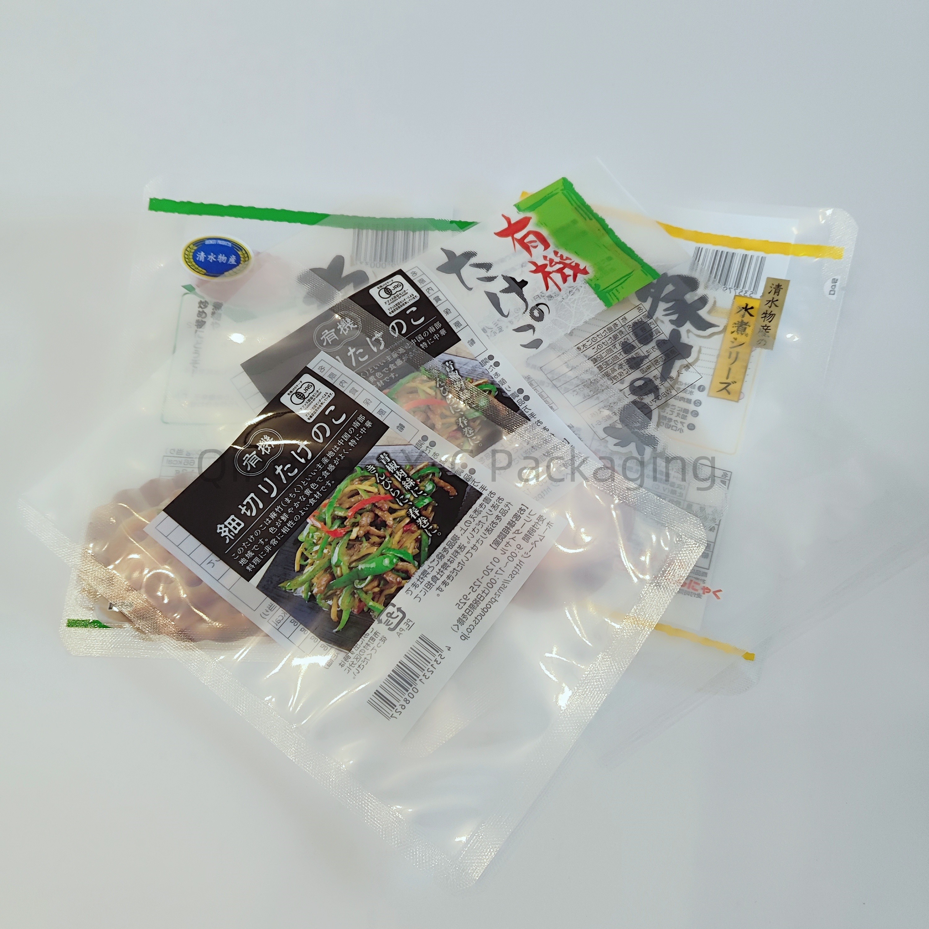 Plastic Printed 3 Side Seal Bags Laminated Heat Seal Candy Package Pouch With Logo